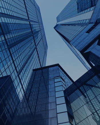 Private Equity Private Equity - Wolkenkratzer aus der Froschperspektive